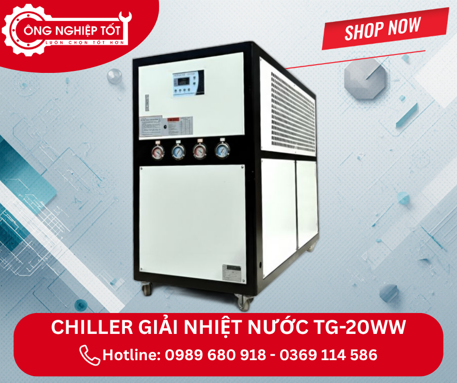 Địa chỉ mua Chiller giải nhiệt nước TG-20WW chính hãng, giá tốt
